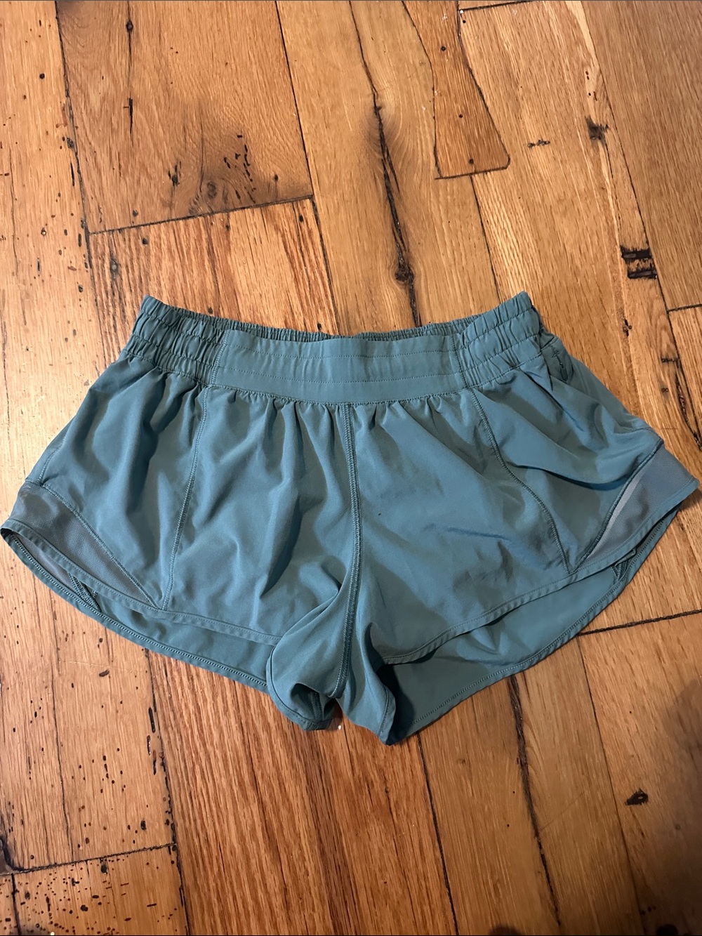 lululemon athletica Women's Teal Athletic Running Shorts
